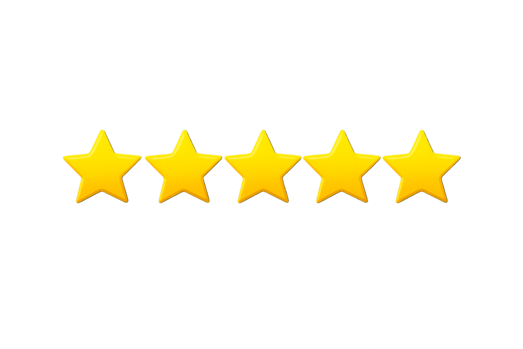 5 stars yellow
